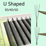 Soft U Shape 5D and 6D Faux Eyelash Extensions
