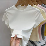 Summer O-Neck Fashion T-Shirt for Women