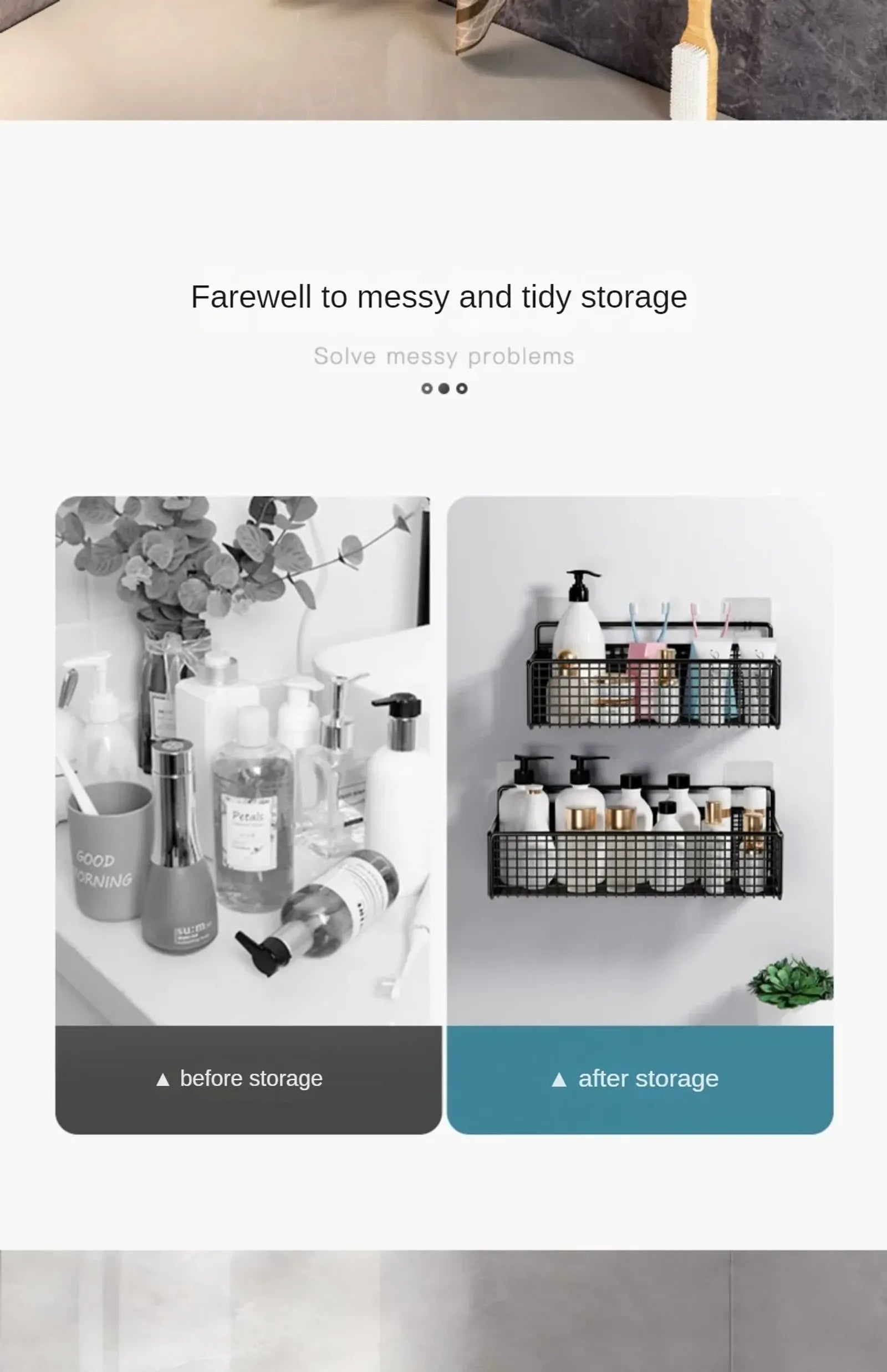 Multifunctional Bathroom Organiser Shelf