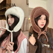 Cozy Winter Earflaps Beanie Hat for Women