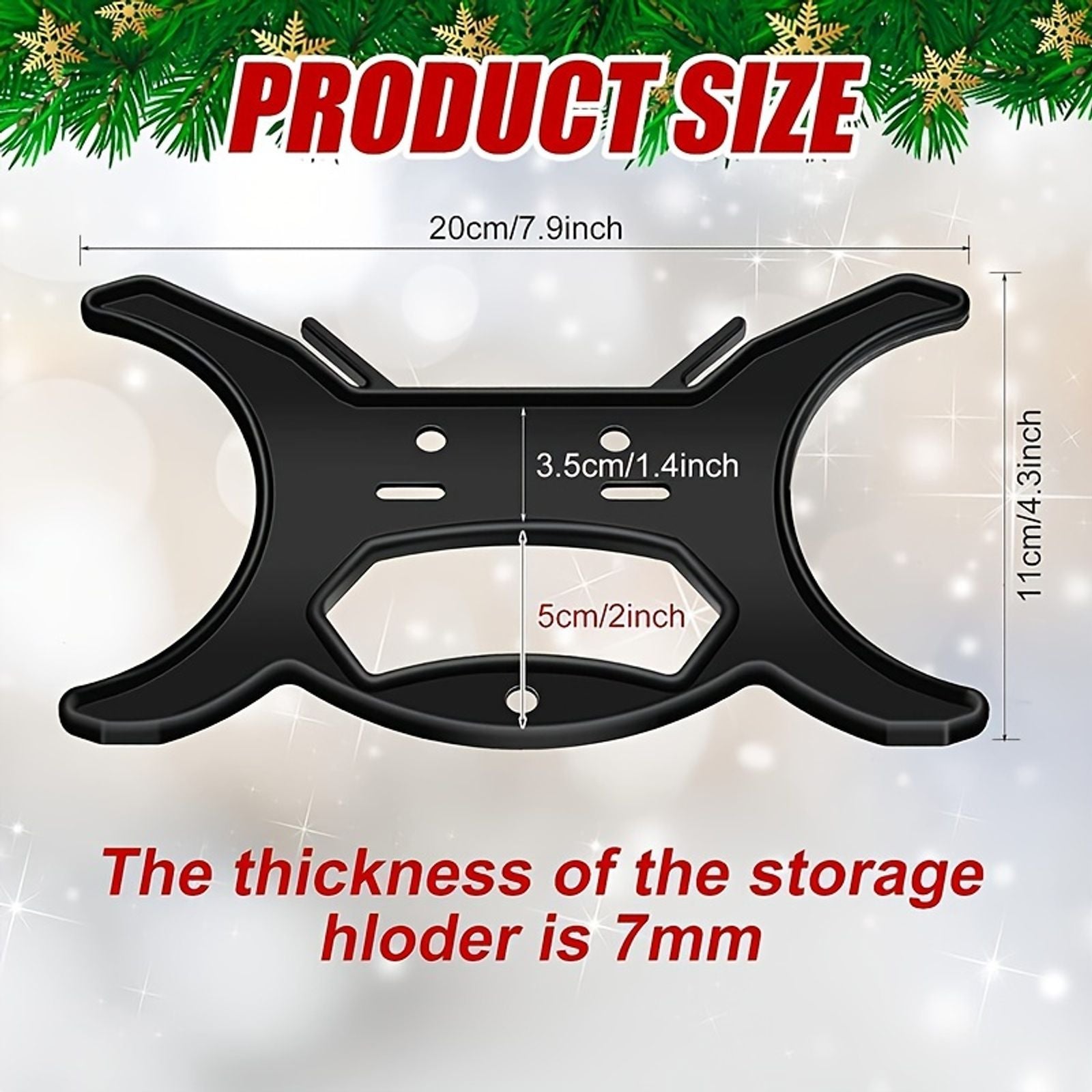 Large Light String Storage Bracket Organizer Clip