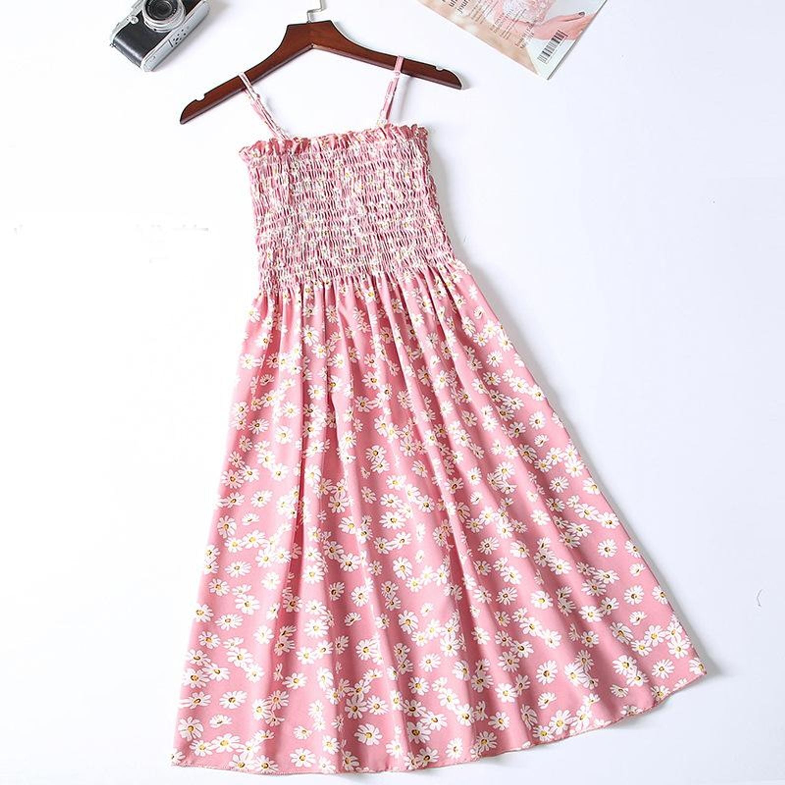 Summer Chiffon Sleeveless Mini Dress for Women