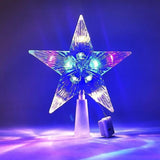 15cm Warm White LED Christmas Tree Star Decoration