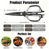 Kitchen Stainless Steel Scissors for Cooking and Barbecue