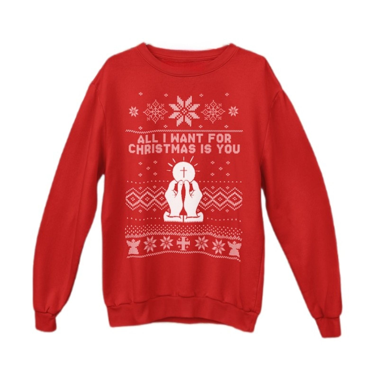 All I Want for Christmas Is You Catholic Christmas Hoody