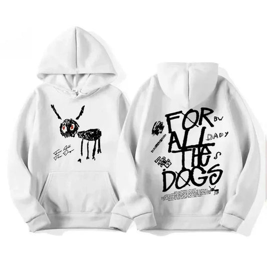 Drake All The Dogs Graphic Oversized Hoodie