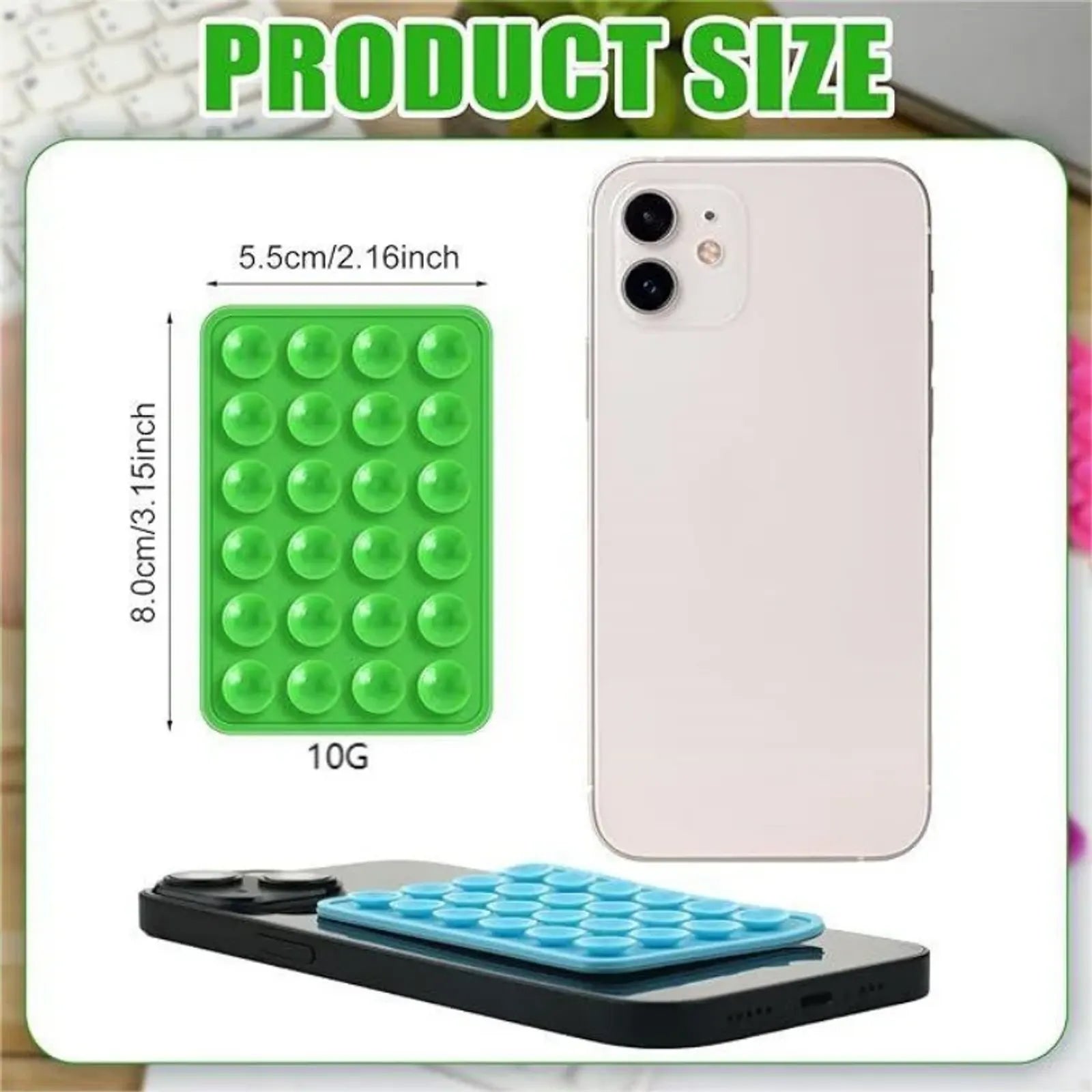 Suction Cup Mobile Phone Holder - Silicone Wall Stand
