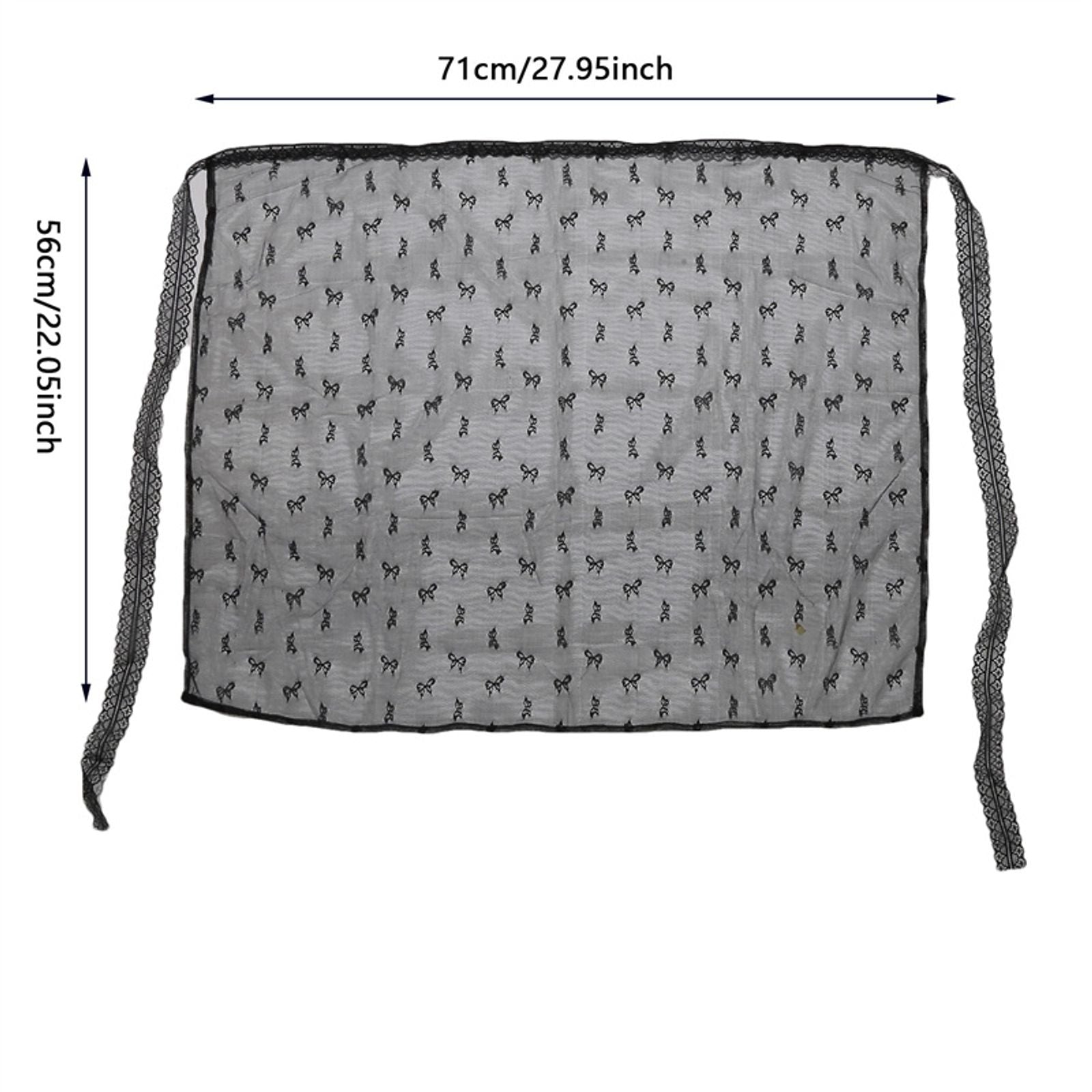 Layered Gauze Skirt with Lace for Y2K Streetwear