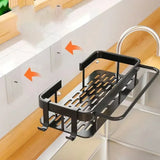 Aluminum Alloy Bathroom Shelf Organizer - No Drill