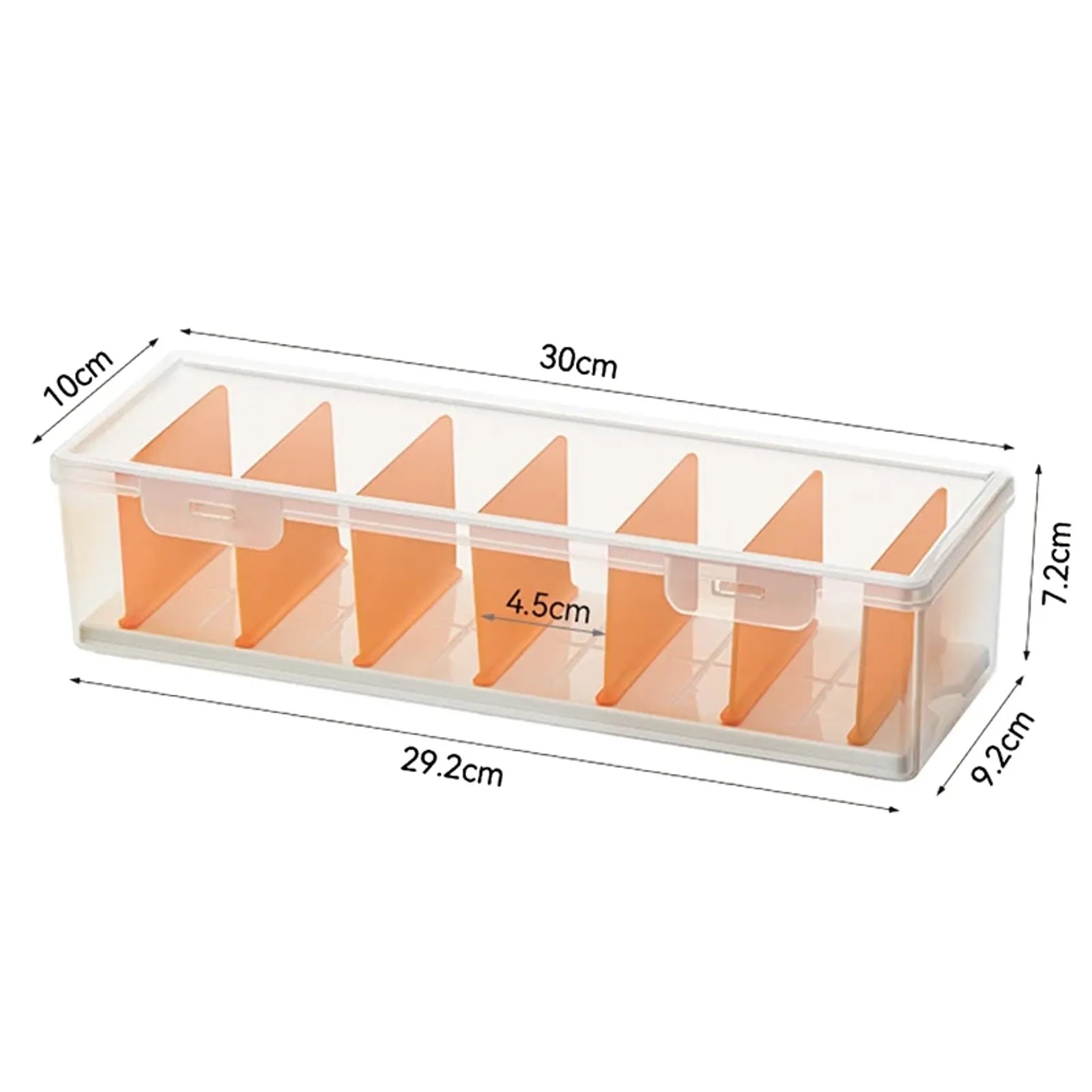 Clear Compartmentalized Organizer Box for 550+ Game Cards
