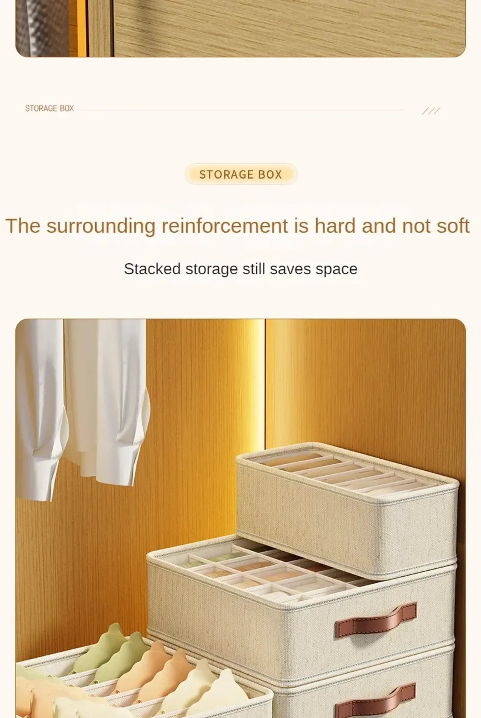 Fabric Drawer Organizers for Underwear and Socks