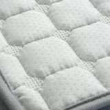 Solid Color Red Soft Thicken Flannel Quilted Sofa Cover