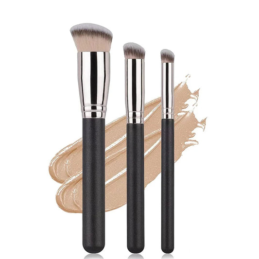 Premium Foundation Concealer and Blusher Brush for Flawless Makeup