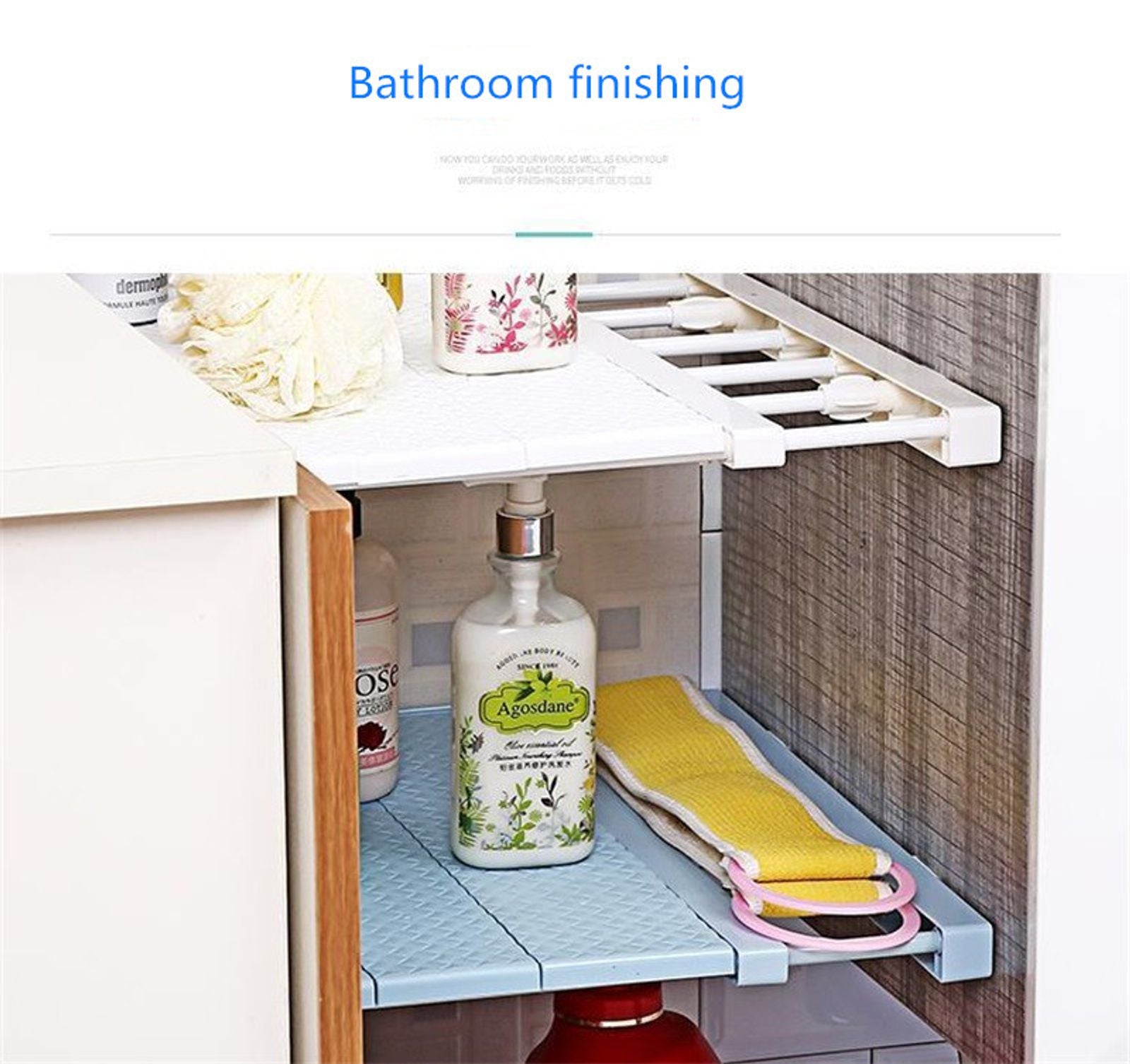 Adjustable Wall-Mounted Closet Organizer Shelf