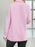 Temperament Loose Fit Casual Blouse with Long Sleeves