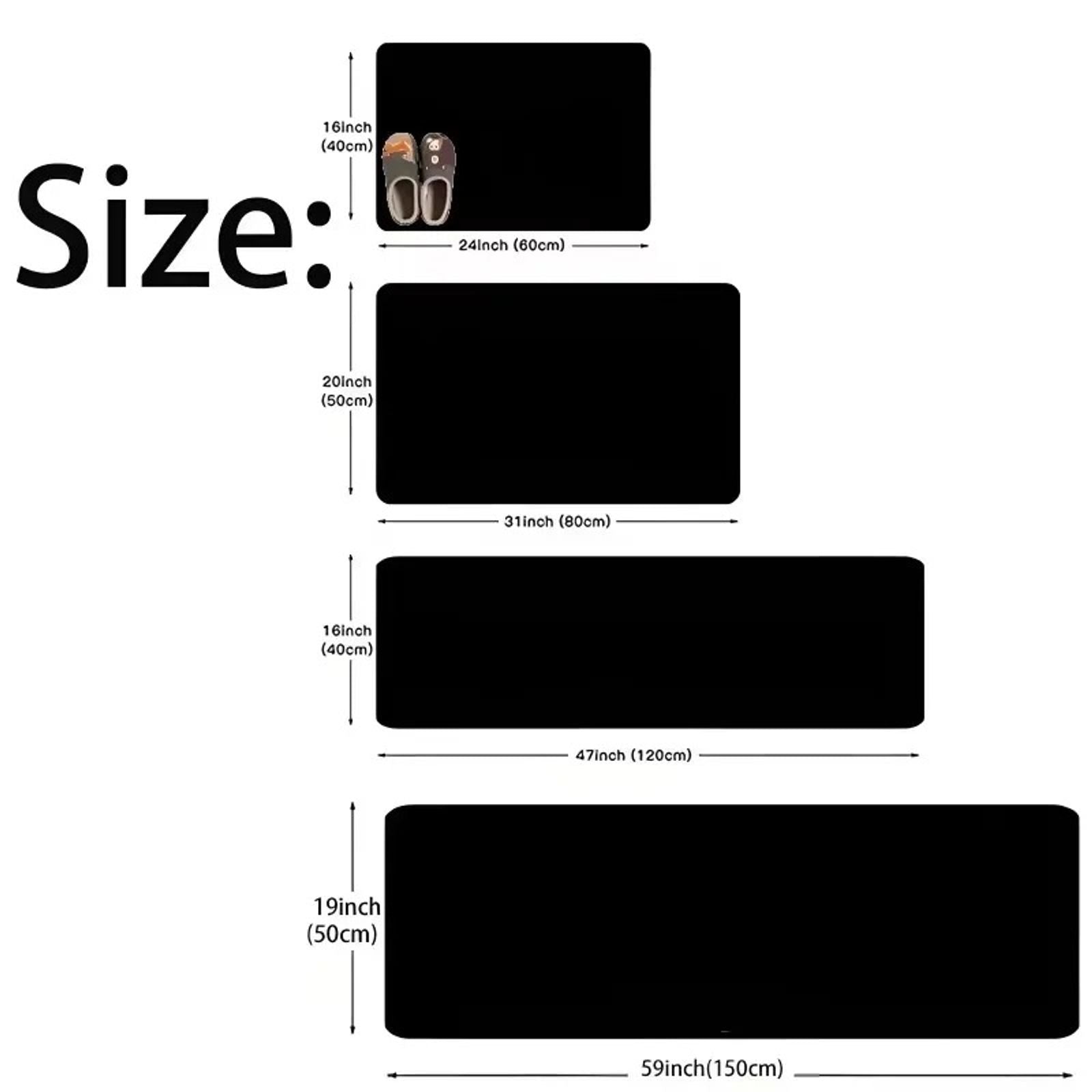 Soft Kitchen and Living Room Carpet Mat