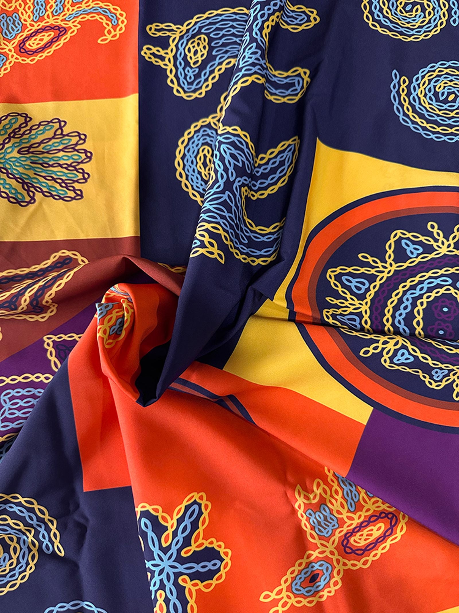 2024 V-neck Sleeveless Printed Dress with Large Hem