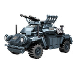 WW2 Army Soldiers Armor Halftrack Tank Building Blocks