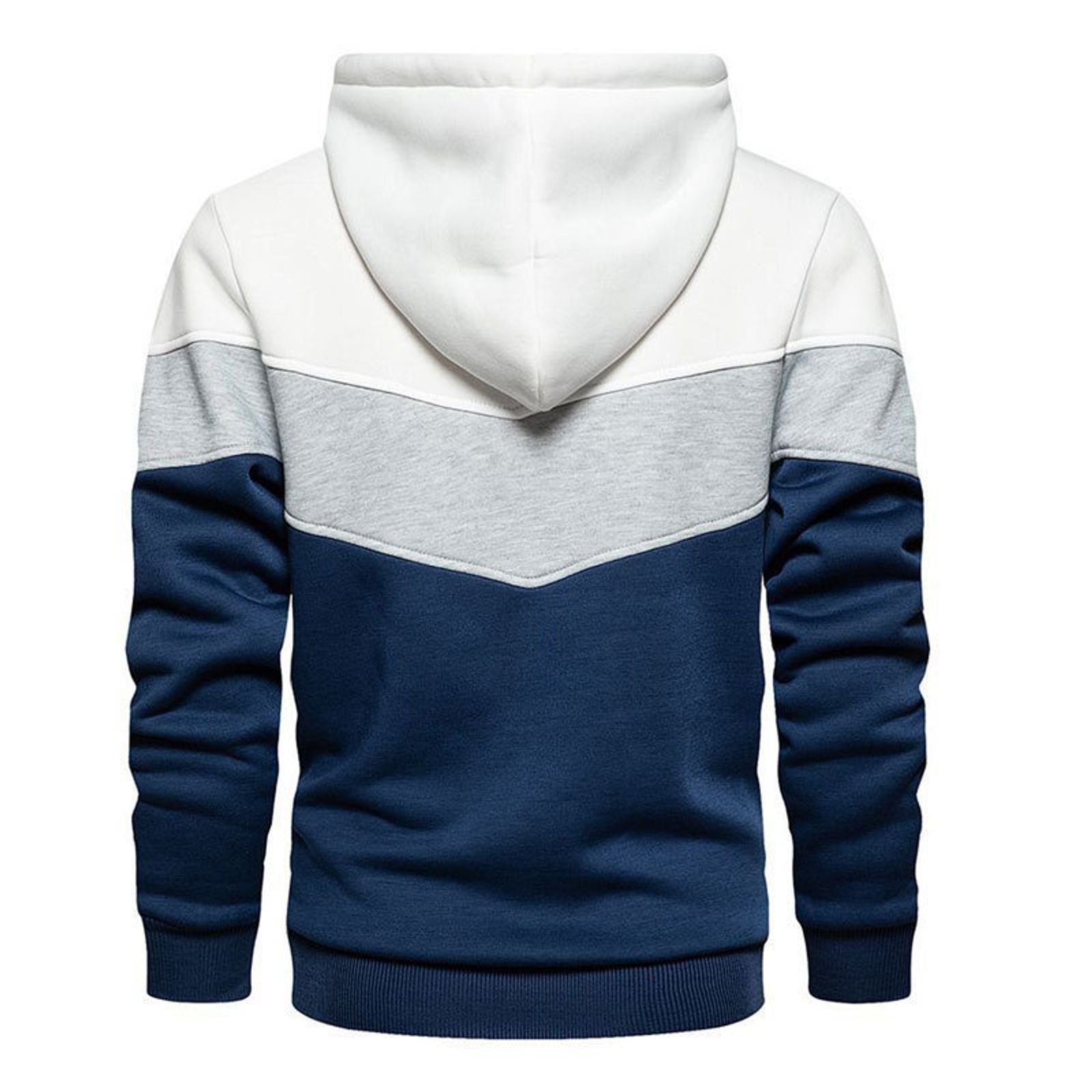 Men's Long Sleeve Casual Splicing Hoodie