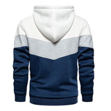 Men's Long Sleeve Casual Splicing Hoodie