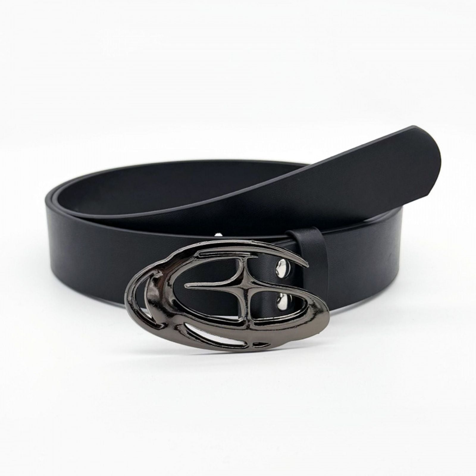 Y2K Punk Hollow Waist Fake Leather Belt