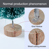 Mini Wooden Christmas Tree in Blue Green White Gold