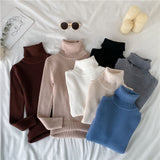 Women's Warm Turtleneck Jumper Sweater