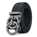 Luxury Double G Buckle Leather Belt for Men and Women
