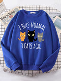 I Was Normal 3 Cats Ago Women's Hoodie