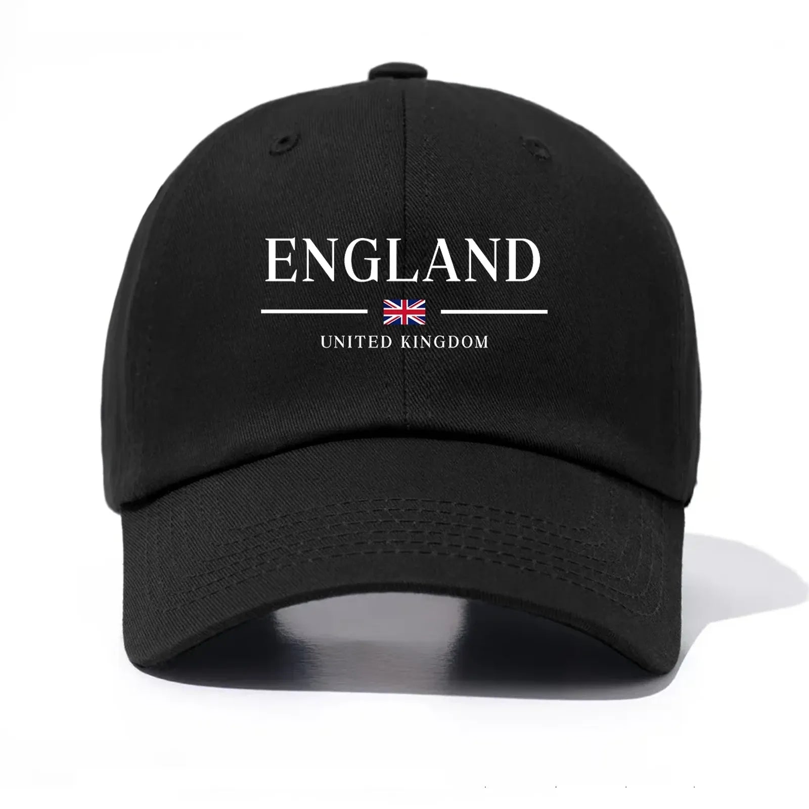 England Print Baseball Cap for Adults - Minimalist Retro Style