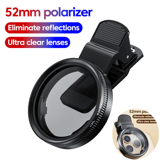 52mm Circular Polarizing Filter for Mobile Phones