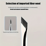 Fine Angle Eyeliner Pencil and Eyebrow Brush