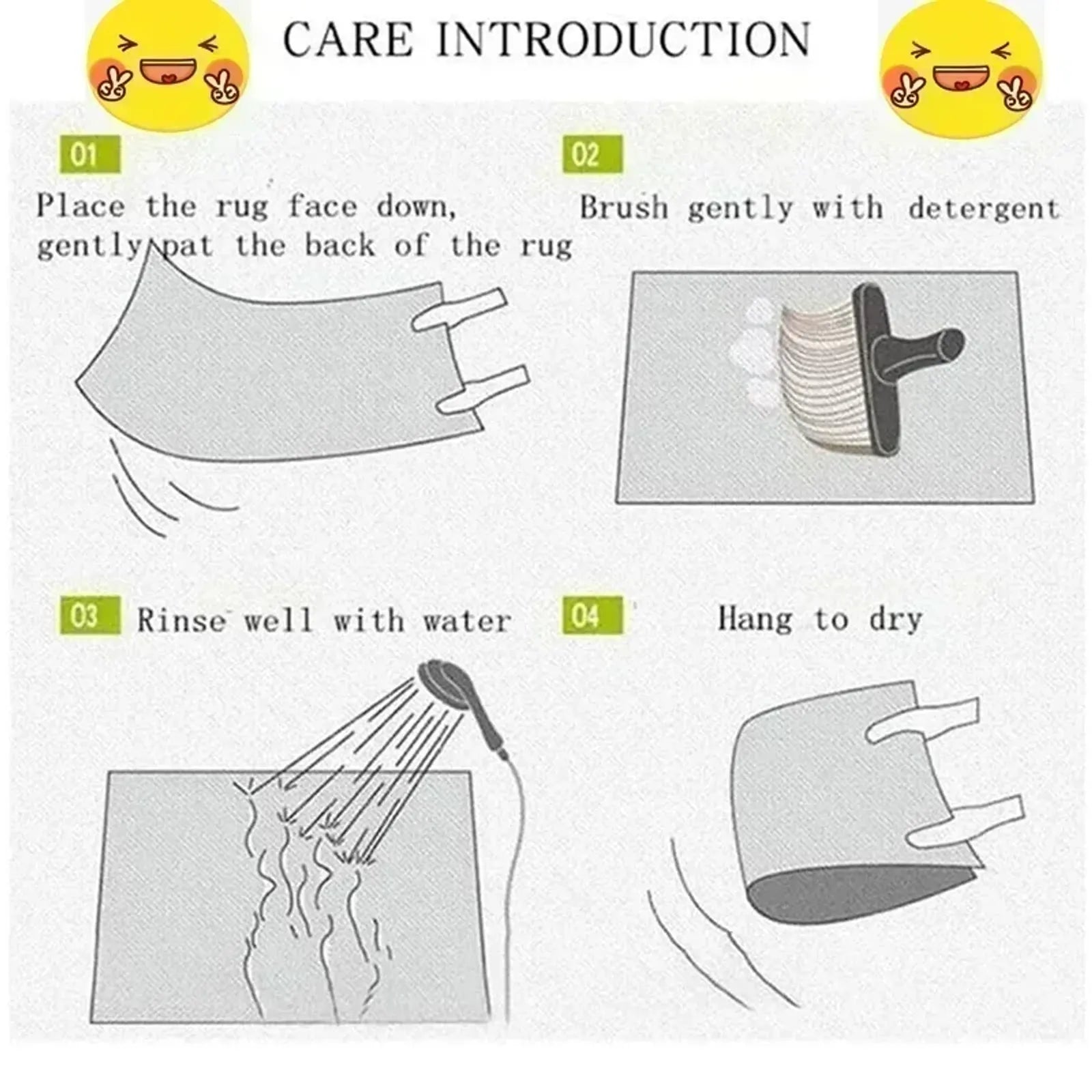 Funny Toilet Rug Humor Doormat - Welcome to the Place Where Shit Happens