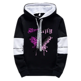 Girls Urban Fashion Loose Hoodie with Letter Print