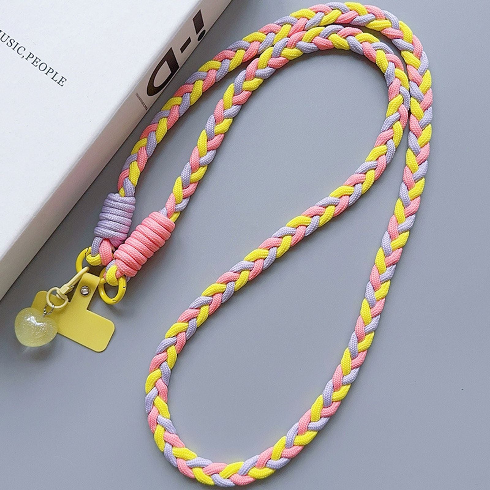 Creative Crossbody Phone Lanyard with Cartoon Pendant