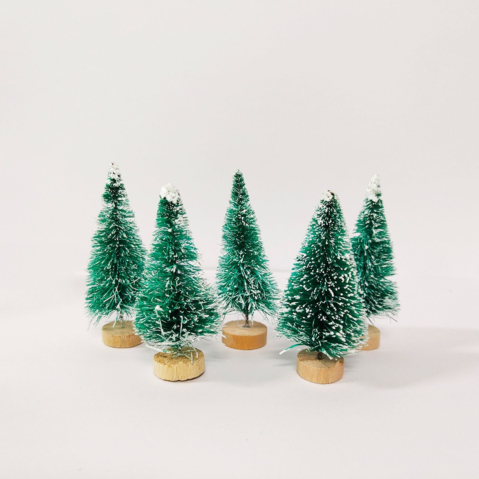 Mini Christmas Tree Ornament Set - 5/8pcs Decorative Cedar Pine