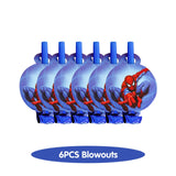 Spiderman Birthday Tableware Set for Kids