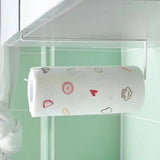 Wall-Mounted Paper Roll and Towel Holder