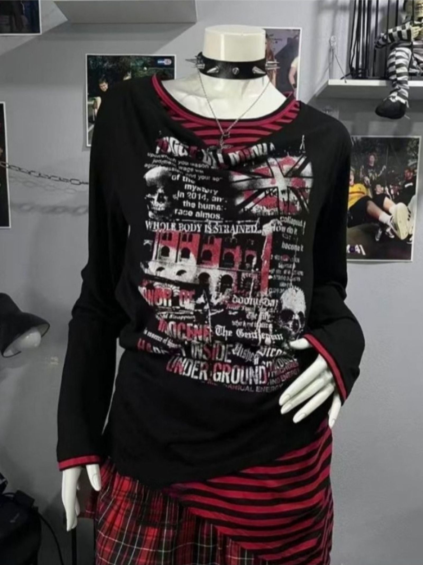 Women's Summer V-neck Tunic T-shirt - Pink Print Crop Top