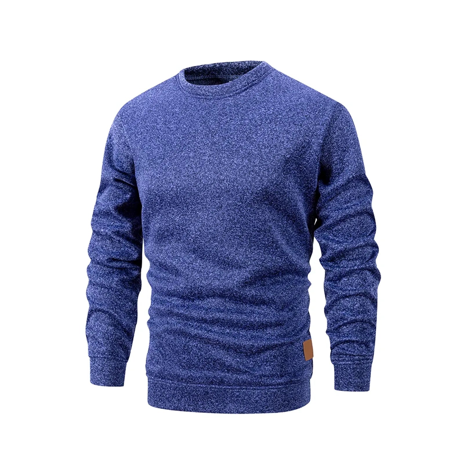 Men's Casual Round Neck Long Sleeve Pullover Sweatshirt