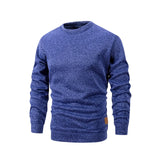 Men's Casual Round Neck Long Sleeve Pullover Sweatshirt