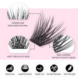 YUANZHIJIE Individual Eyelash Extensions - C/D Curl Wispy Volume