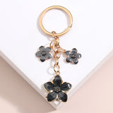 Cute Sakura Flower Keychain - Enamel Key Ring for Women