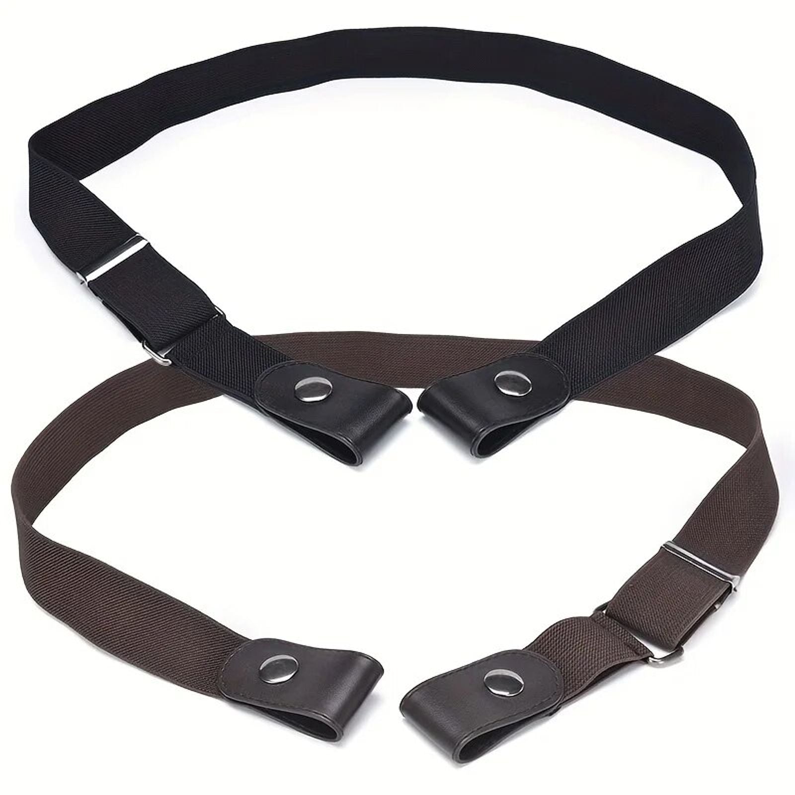 Adjustable Stretch Waist Belt - No Buckle Design