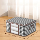 Large Clear Foldable Storage Box with Handles and Zipper
