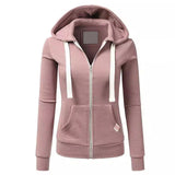 2024 Women's Casual Long Sleeve Hooded Sweatshirt