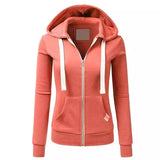 2024 Women's Casual Long Sleeve Hooded Sweatshirt
