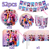 Demon Hunters Birthday Decoration Set for Girls