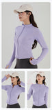 Women's Long-Sleeved Yoga Jacket for Autumn & Winter