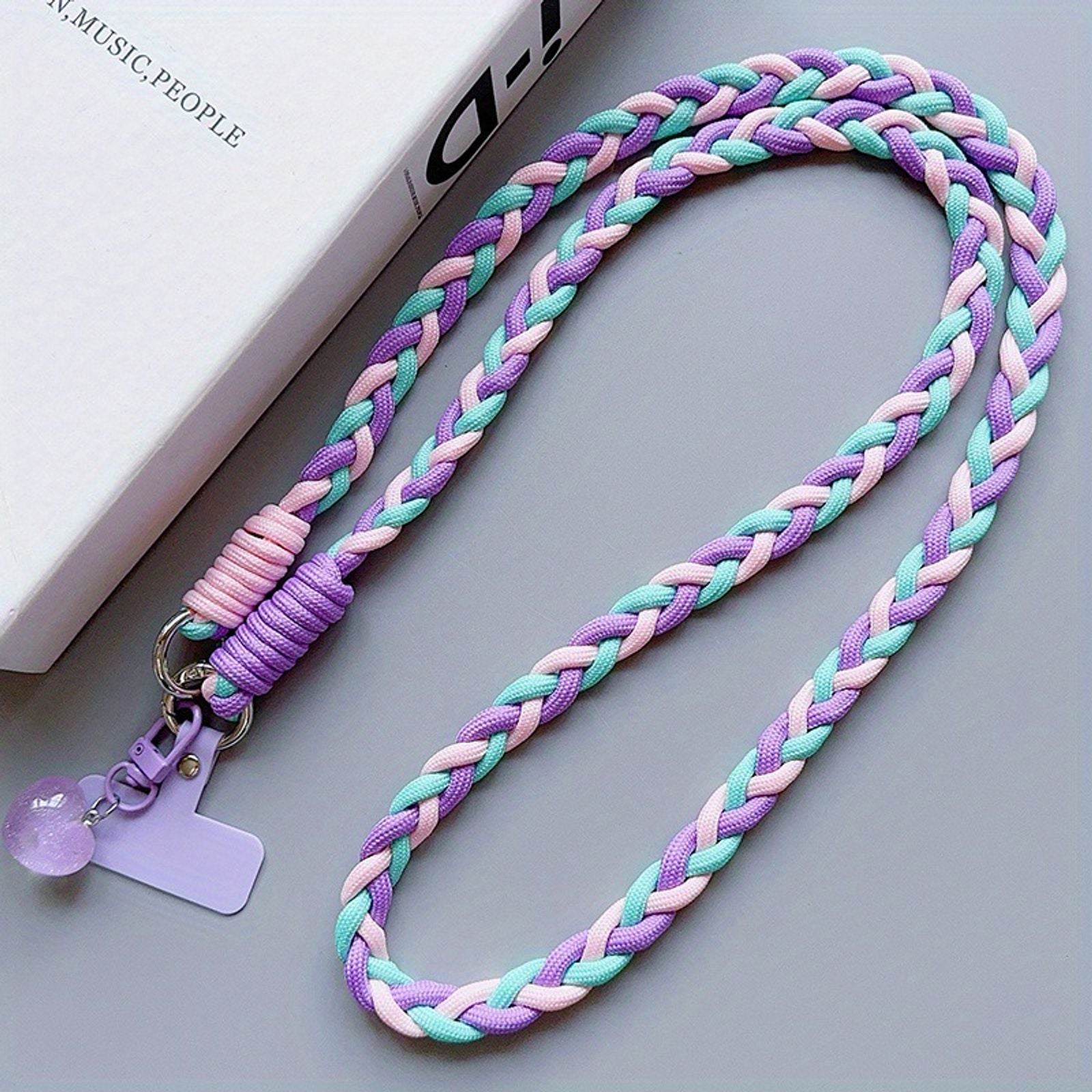 Creative Crossbody Phone Lanyard with Cartoon Pendant